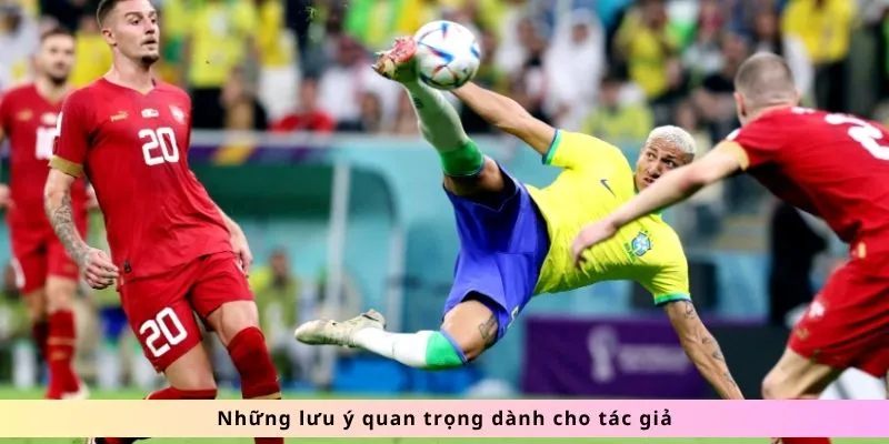 Những lưu ý quan trọng